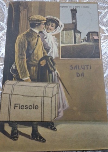 Cartolina epoca saluti da - d,