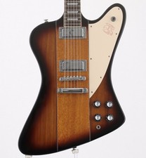 Epiphone YEC FIREBIRD-V Vintage Sunburst corpo in mogano usato con custodia m...