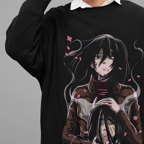 Felpa attack titan maglione - on,