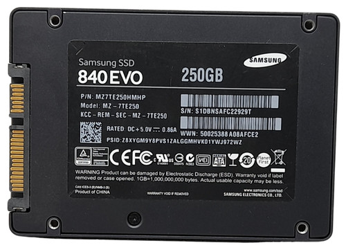Samsung 840 evo 7te250 250 - 840,