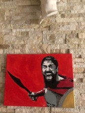 QUADRO DIPINTO A MANO SU TELA '' 300 '' firmato e autenticato 40X30 CM