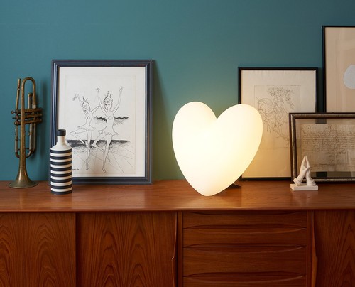 Slide design love lampada - design,