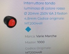 INTERRUTTORE TONDO LUMINOSO