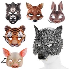 ? Maschera Animale 3D Realistica in Schiuma – Carnevale, Halloween, Cosplay