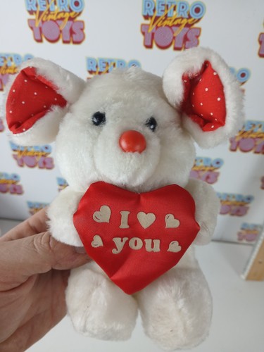 Peluche coniglietto rosso - peluche,