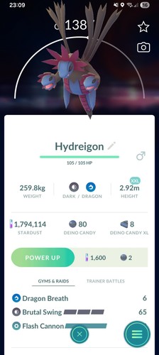 Hydreigon pokemon xxl - pokemon,
