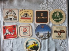 Stock 9 Vintage Beer Coasters