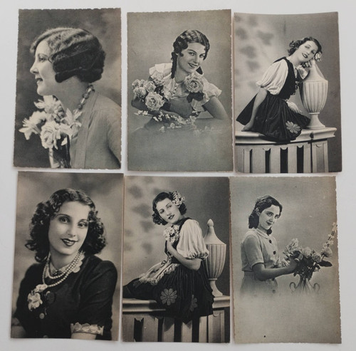 Lotto cartoline donnine - lotto,
