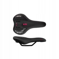 Sella bici Lady nera e viola