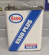 Vintage French ESSO Plus Super