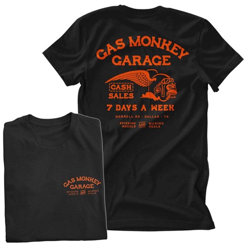Shirt uomo gas monkey garage - t-shirt,