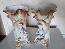 SITZENDORF XIXe Paire - Vase