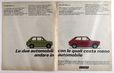 Pubblicita' Fiat 126 Fiat 127 Vintage Advertising Werbung 1974 (R6)