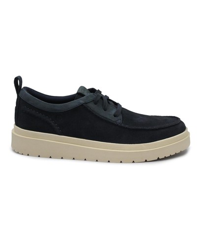 Clarks polden moc navy suede - navy,