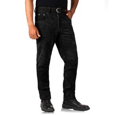 Uomo Camoscio Nero Pelle
