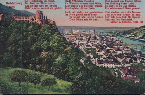 Cartolina heidelberg - cartolina,