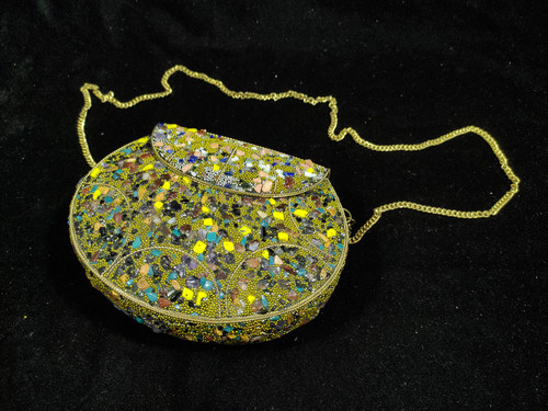 Pochette borsa etnica metallo - pochette,