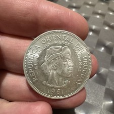 Moneta 10 pesos 1961 Rivolta