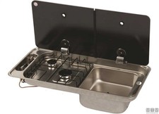 Cucina + Lavello 2 Fuochi Can