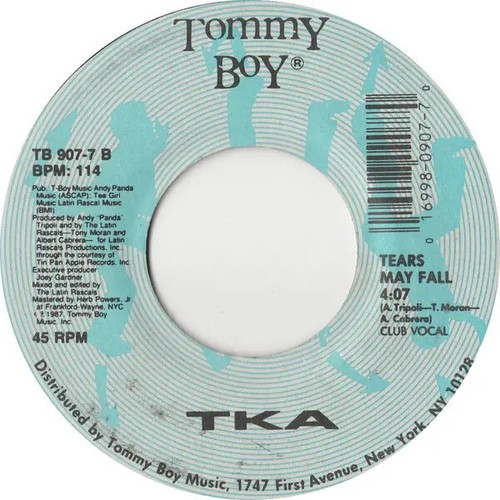 Tka tears may fall - fall, singolo