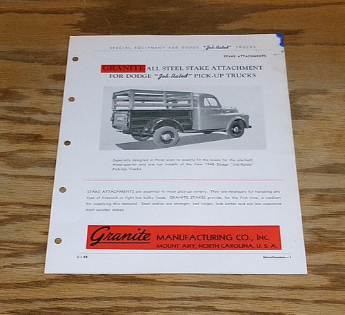 Brochure foglio vendita