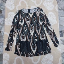 Blusa Donna Maglia Fantasia