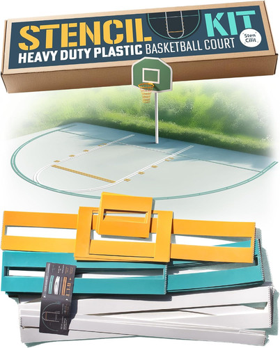 Kit stencil campo basket - stencil, da