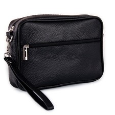 Pochette uomo da polso nera
