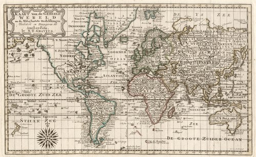 Cartina del mondo originale - del,