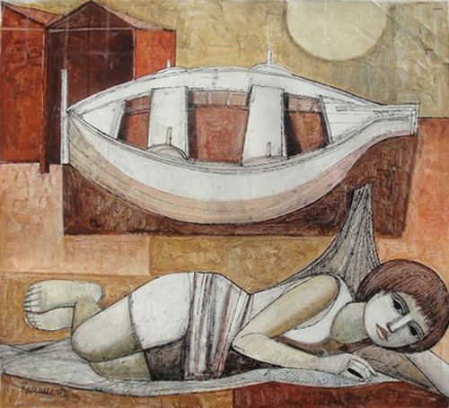 Lucio ranucci donna reclinate - lucio, ranucci,