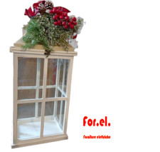 Decorated Christmas lantern in