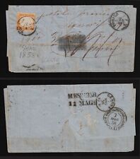 Italia 1858 copertina usata Torino a Genova. g1960