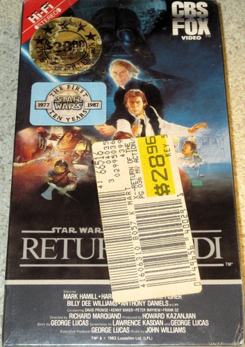 New vintage star wars vhs - vintage, tape