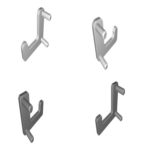 Gancio clip appendino per - clip,