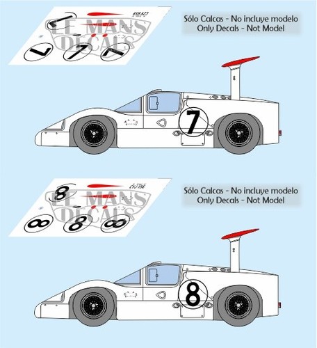 Decals chaparral mans - chaparral,
