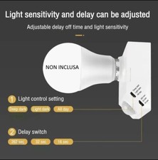 PORTALAMPADA CON SENSORE DI