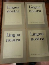 RIVISTA LINGUA NOSTRA -