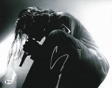 COREY TAYLOR AUTOGRAFO FIRMATO 'SLIPKNOT' 'STONE SOUR' 11X14 FOTO BECKETT 144