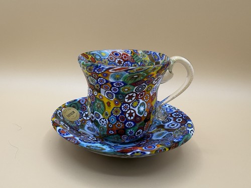 Tazza piattino murano - tazza, e