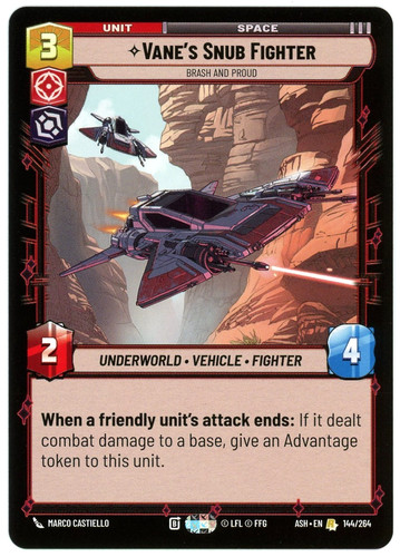 Vane snub fighter - fighter,