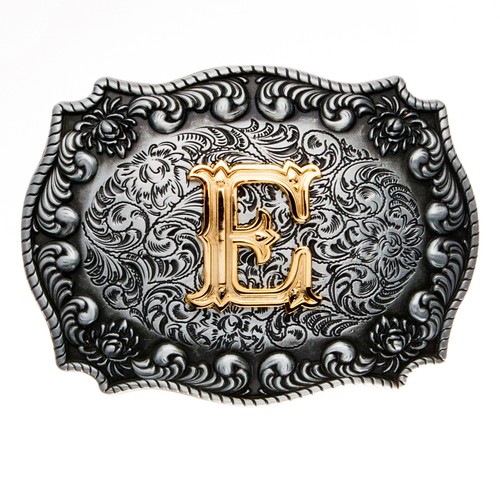 Western fibbia lettera - western-, e