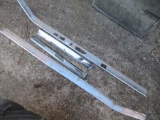 FIAT 124 Sport Coupè - Coppia profili inox vetri posteriori - Ricambio usato