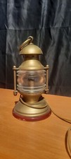 Lampada Da Tavolo Vintage In Ottone Stile Nautico