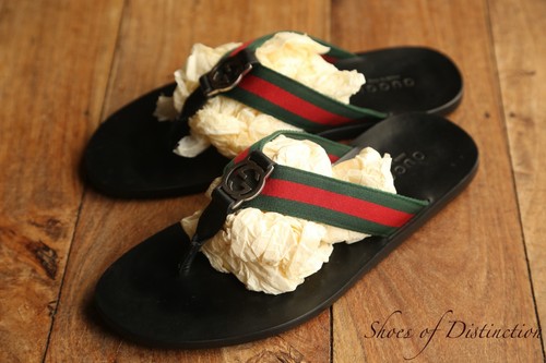 Gucci sandali neri pelle - sandali,