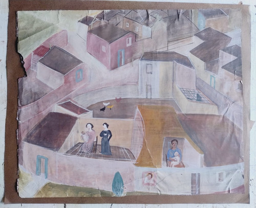 Melotto vito tempera carta - vito,