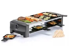 Griglia E pietra Piastra - Princess 162820 Raclette 8 Stone & Grill Party