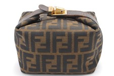 FENDI Zucca Vanity Bag Marrone