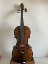 Violino 4/4 modello Guarneri fiammato retro acero piano in abete verniciato antico K0149
