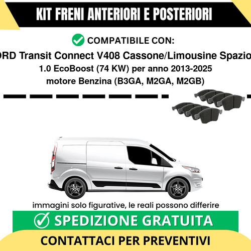 Pastiglie freno ant post - pastiglie,