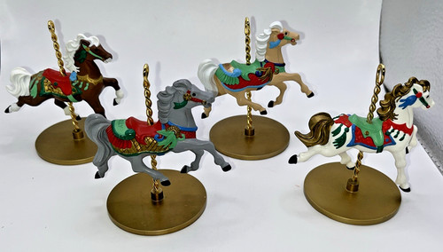 Hallmark carousel horses - hallmark,